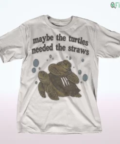 maybe the turtles needed the straws t shirt