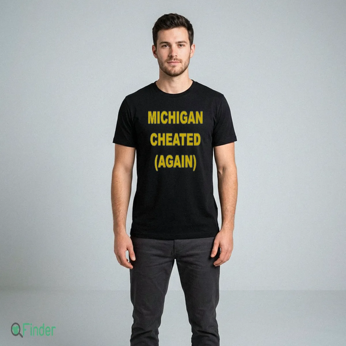 Michigan Cheated Again Shirt Hoodie - Design Preview