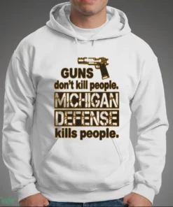 michigan defense kills people shirt 3