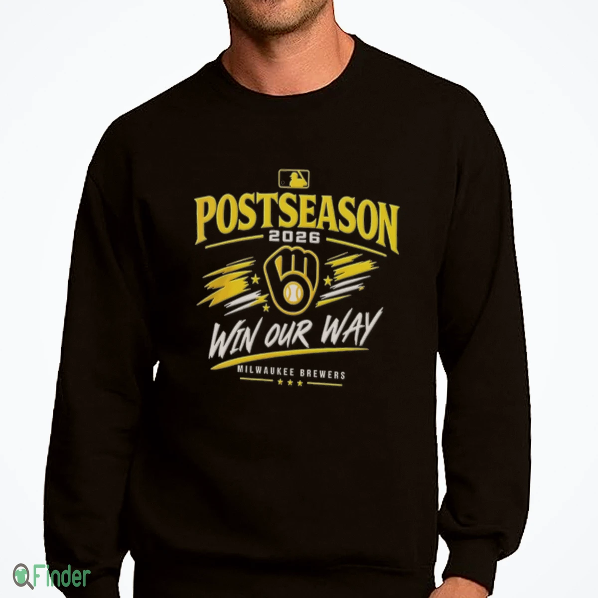 milwaukee brewers 2026 win our way mlb posteason sweatshirt milwaukee brewers 2026 win our way mlb posteason sweatshirt