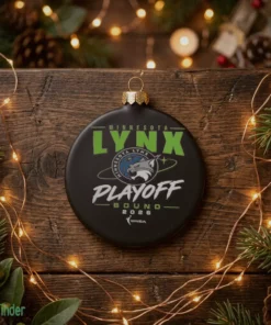 minnesota lynx wnba playoff bound 2026 black ornament