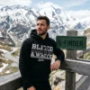 mississippi state bleed maroon and white black hoodie alpine pass