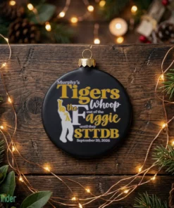 murphy s tigers whoop the aggie sttdb black ornament
