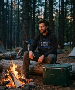 my other car is a zamboni black hoodie campfire twilight