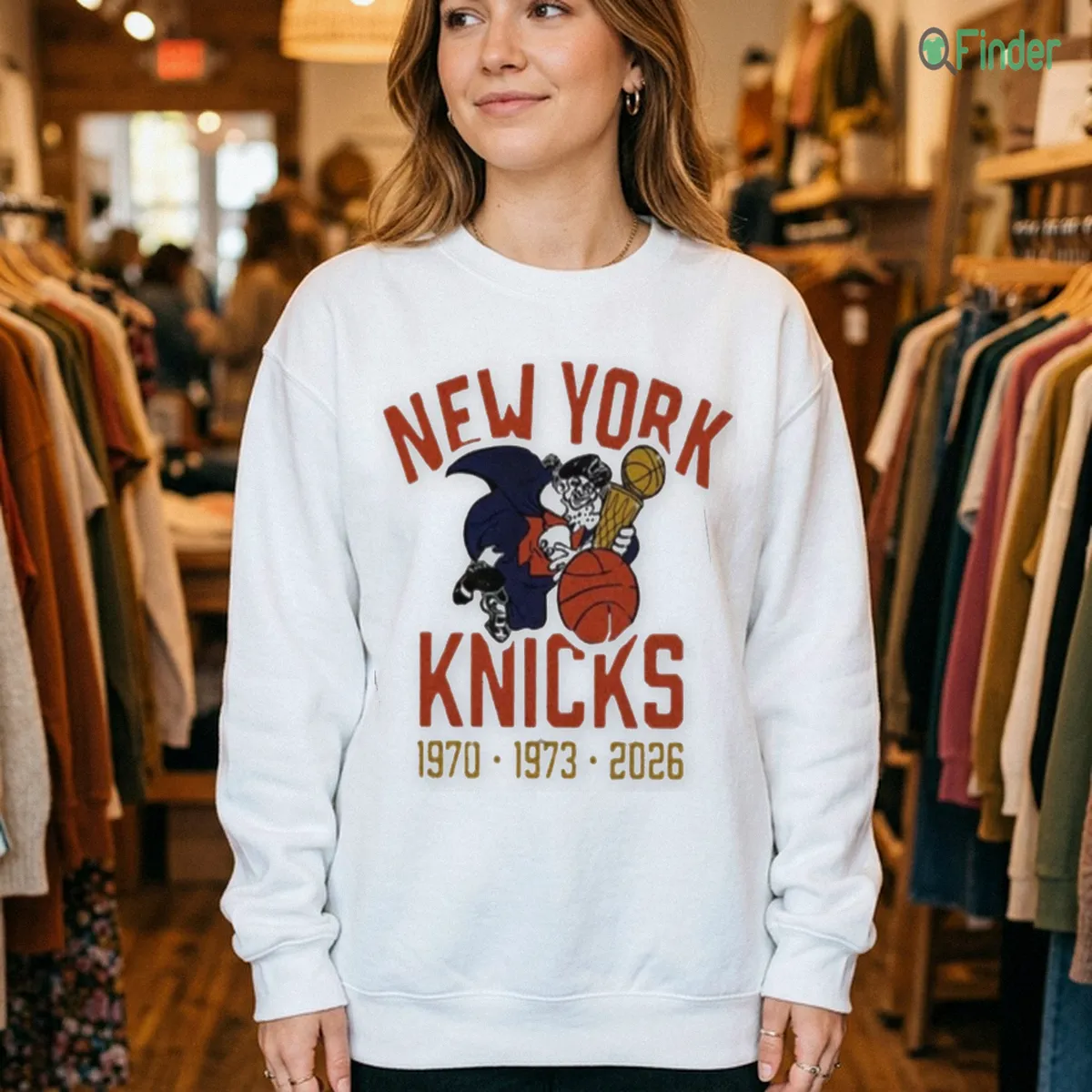 new york knicks 1970 1973 2026 champions sweatshirt white female new york knicks 1970 1973 2026 champions sweatshirt white female