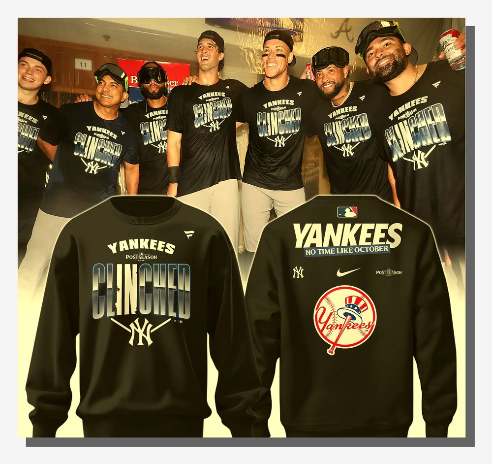 New York Yankees Bronx Bombers No Time Like October Postseason Sweatshirt - Design Preview