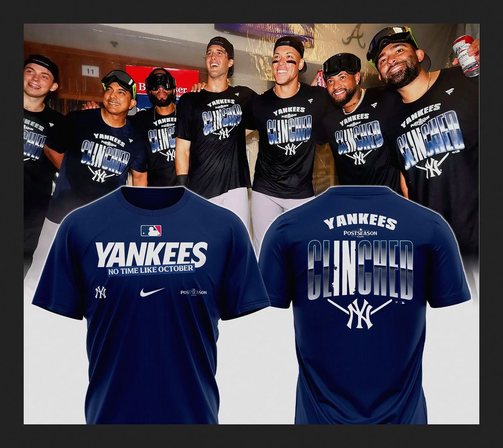 New York Yankees Bronx Bombers No Time Like October Postseason T-Shirt - Design Preview