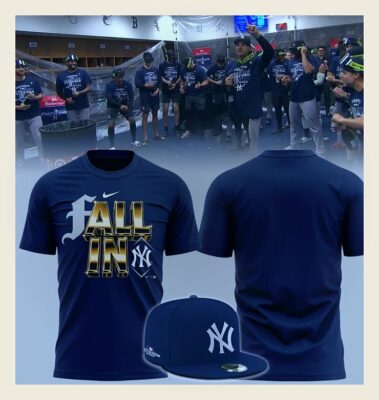 new york yankees fall in 2026 postseason navy plain back t shirt 1 1