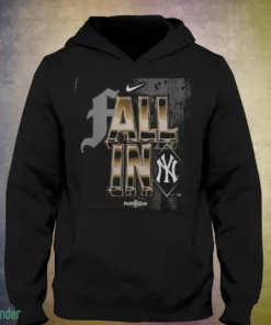 new york yankees nike 2026 mlb postseason fall in legend t shirt black hoodie
