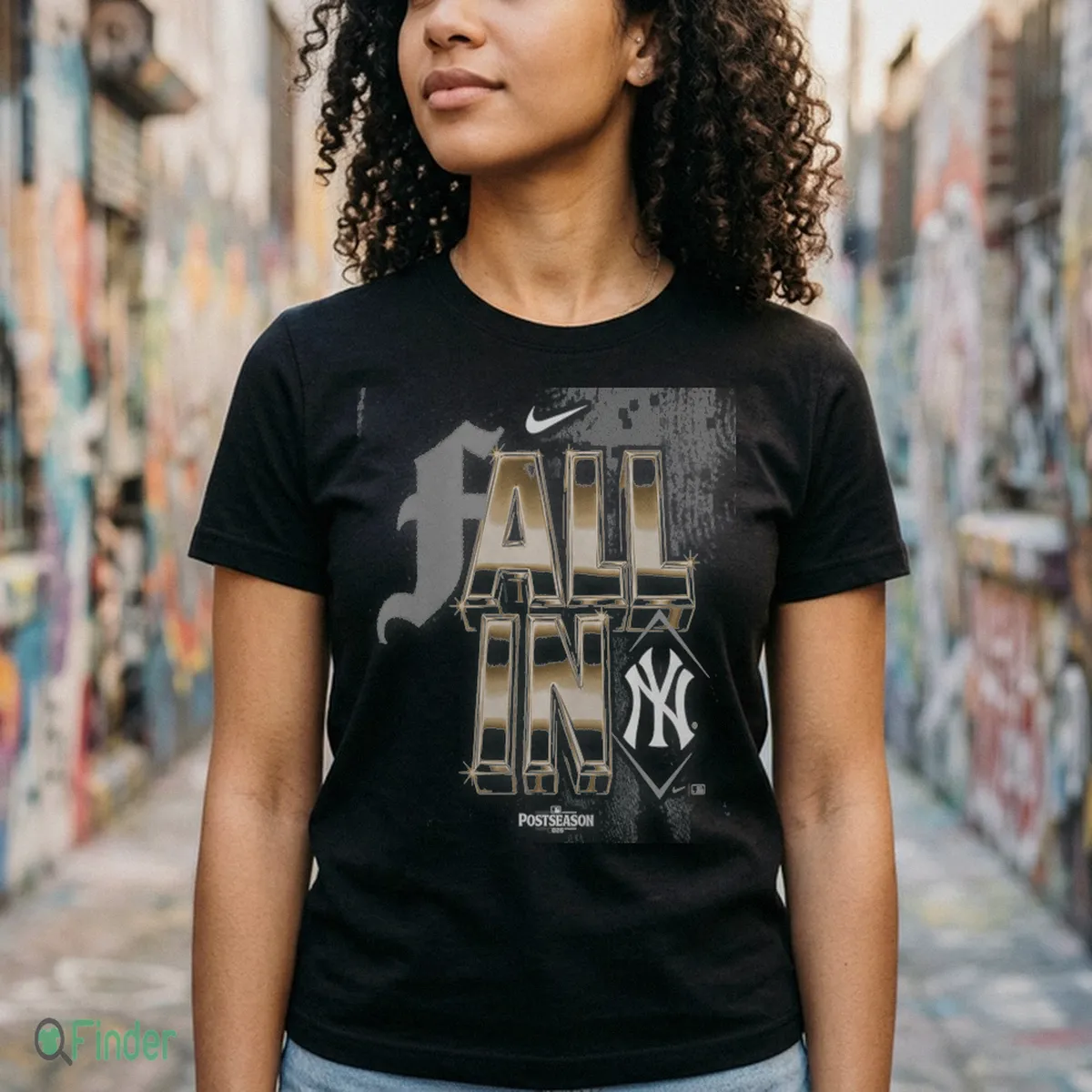 new york yankees nike 2026 mlb postseason fall in legend t shirt black tshirt black female3 1 new york yankees nike 2026 mlb postseason fall in legend t shirt black tshirt black female3 1
