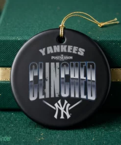 new york yankees postseason 2026 mlb clinched ornament