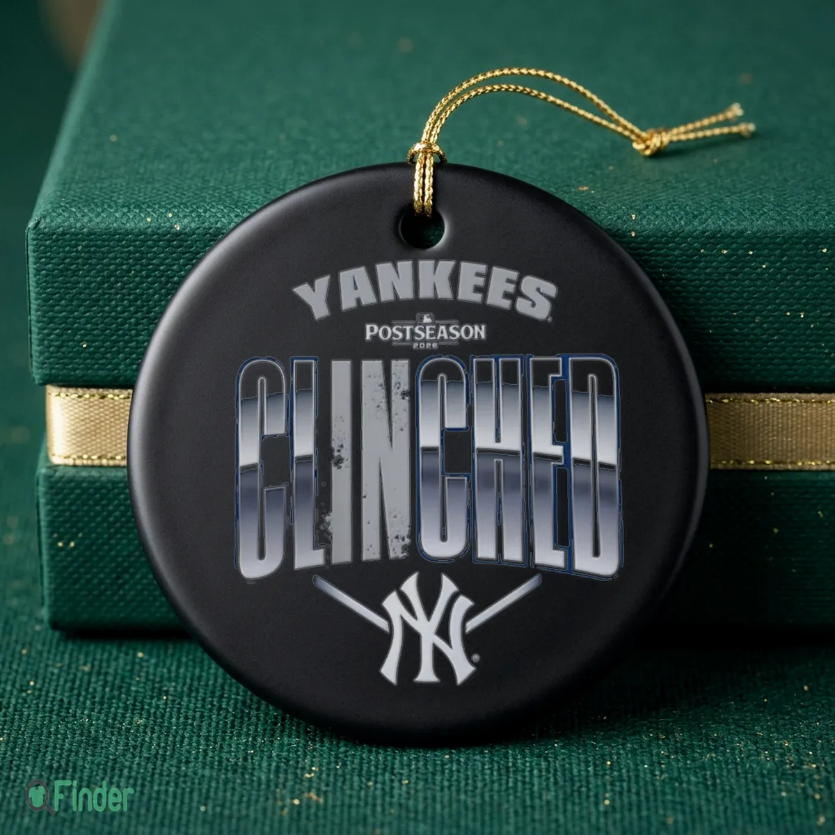 new york yankees postseason 2026 mlb clinched ornament new york yankees postseason 2026 mlb clinched ornament