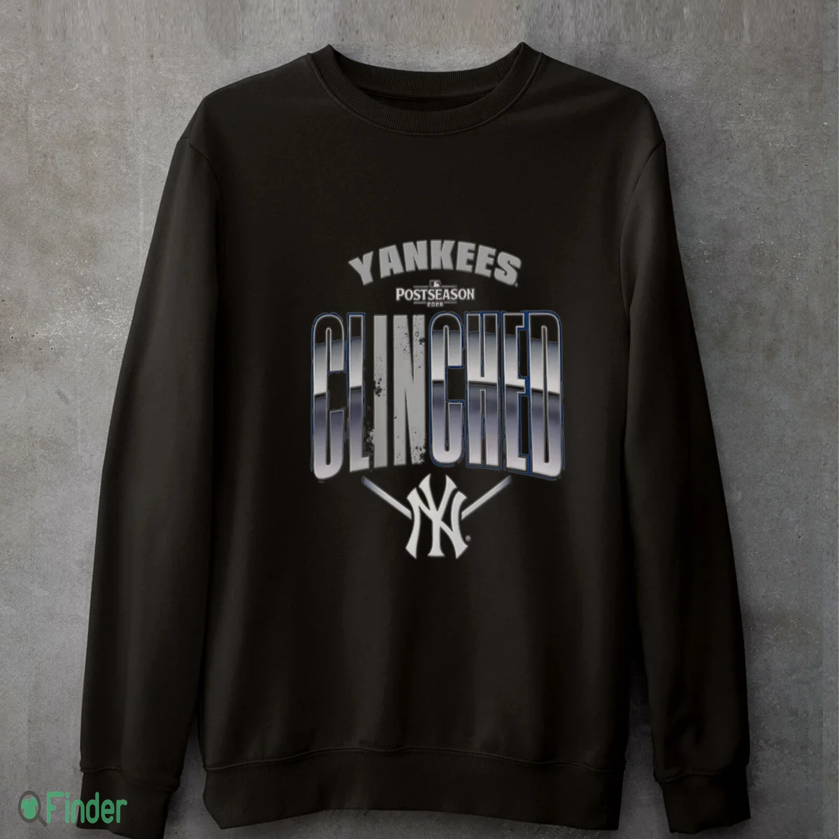 New York Yankees Postseason 2026 MLB Clinched T-Shirt - Design Preview