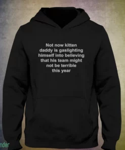 not now kitten daddy is gaslighting himself t shirt 3
