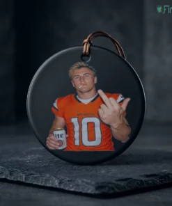 official bo nix miller lite middle finger ceramic ornament