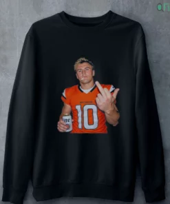 official bo nix miller lite middle finger sweatshirt