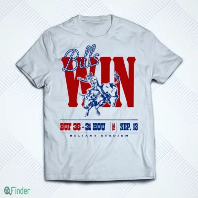 official buffalo bills win josh allen cowboy rodeo reliant stadium t shirt 1