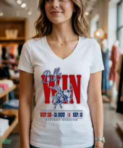 official buffalo bills win josh allen cowboy rodeo reliant stadium t shirt 2