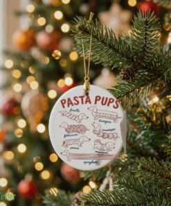 official pasta pups ornament