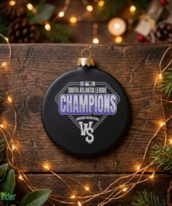 official winston salem dash 2026 south atlantic league champions black ornament
