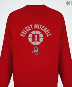 ohio state basketball kelsey mitchell name number ball sweatshirt
