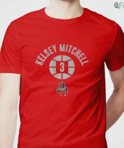 ohio state basketball kelsey mitchell name number ball t shirt