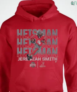 ohio state football jeremiah smith heisman hopeful name pose hoodie