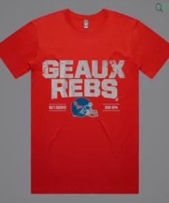 ole miss football geaux rebs t shirt