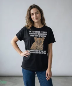 on september 17 2026 scientists discovered a new type of kitten black tshirt female 2