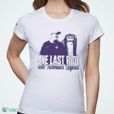 one last ride with furman s legend socon shirt 1