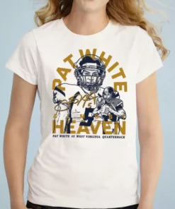 pat white west virginia football tee shirt 1