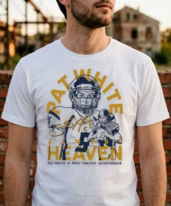 pat white west virginia football tee shirt 2