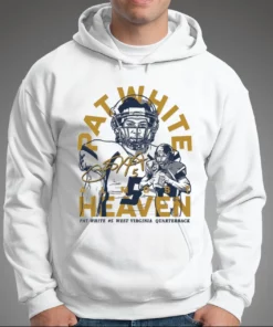 pat white west virginia football tee shirt 3