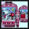 peanuts snoopy woodstock love letters valentine ugly christmas sweater 1