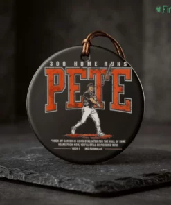 pete alonso 300th home runs bat throw baltimore orioles baseball ceramic ornament