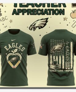 philadelphia eagles teacher appreciation 2026 3d t shirt 1