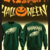 philadelphia eagles x halloween pumpkin graphic sweatshirt 2026 1
