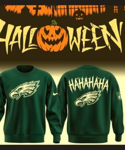 philadelphia eagles x halloween pumpkin graphic sweatshirt 2026 1