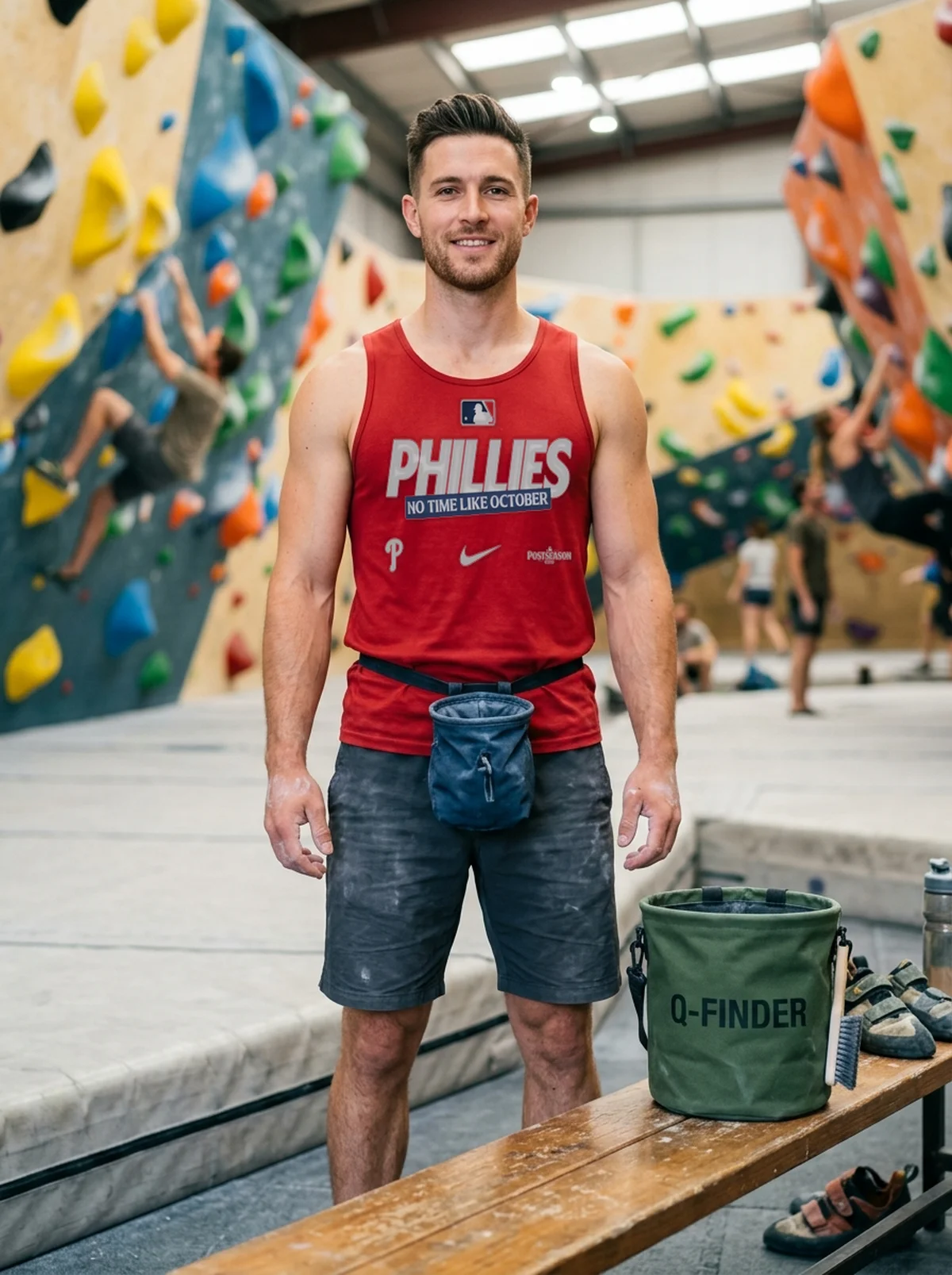 philadelphia phillies 2026 mlb postseason red tanktop climbing gym philadelphia phillies 2026 mlb postseason red tanktop climbing gym