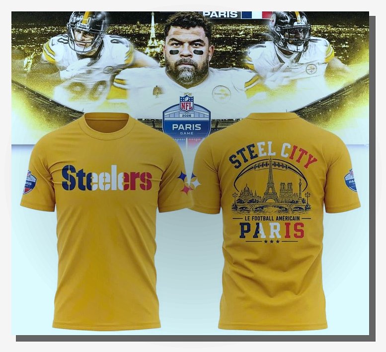 pittsburgh steelers 2026 paris game 3d t shirt 1 pittsburgh steelers 2026 paris game 3d t shirt 1