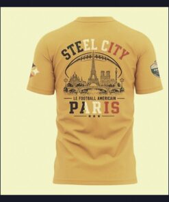 pittsburgh steelers 2026 paris game 3d t shirt 3