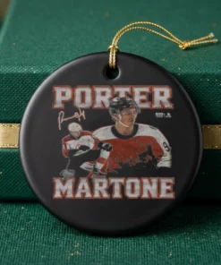 porter martone philadelphia player name wht ornament