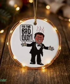rico bosco say hello to the bad guy caricature ornament