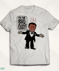 rico bosco say hello to the bad guy caricature t shirt