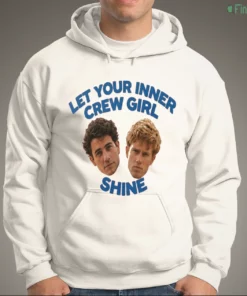 sam braun kyle clark let your inner crew girl shine hoodie