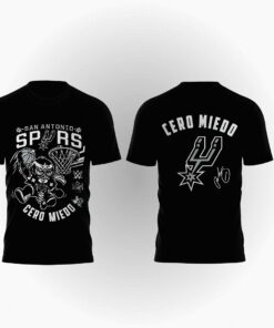 san antonio spurs x cero miedo wwe monday night raw special edition 2026 3d t shirt 2