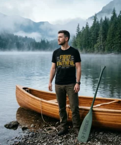 san diego baseball fight for the faithful black tshirt canoe shoreline