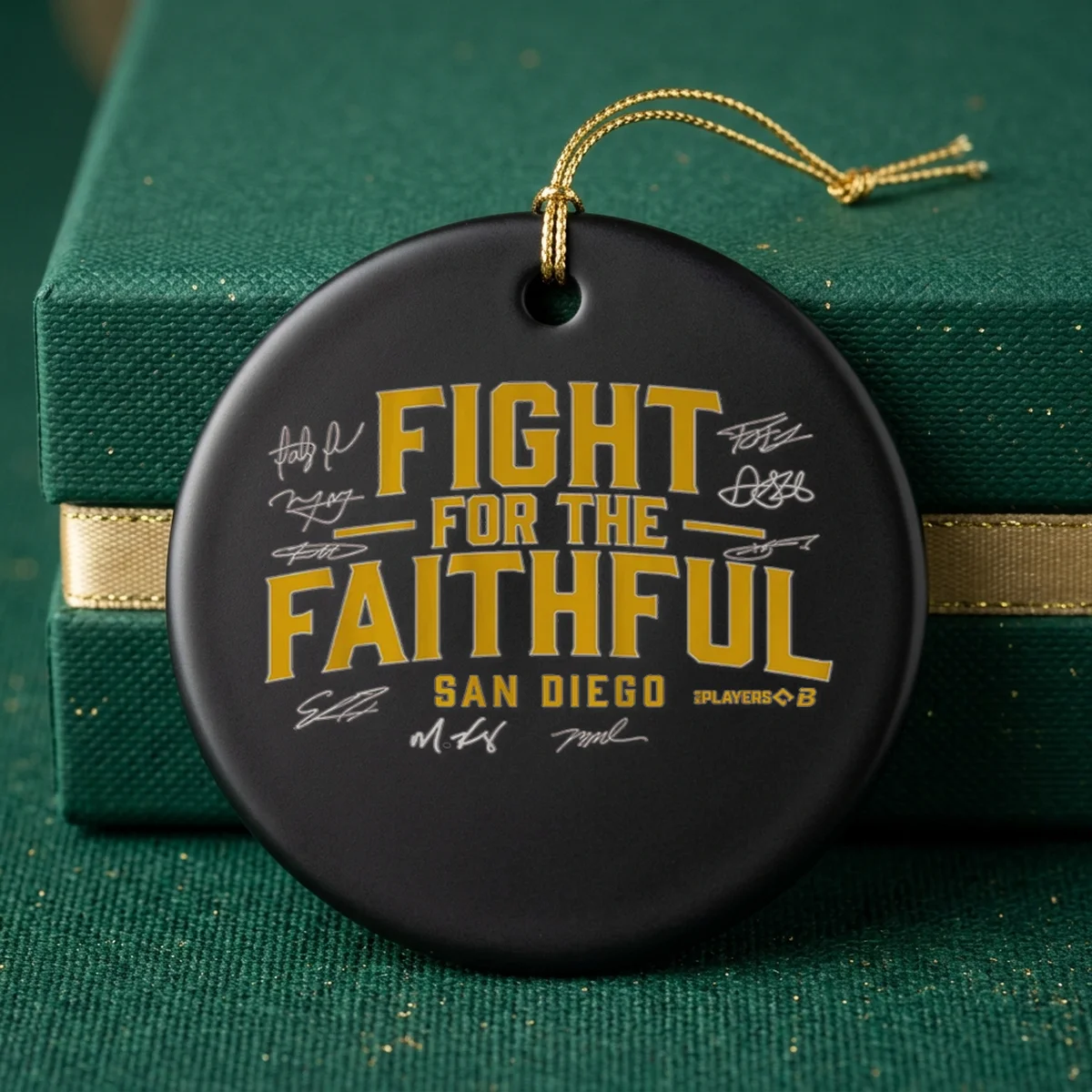 san diego baseball fight for the faithful ornament san diego baseball fight for the faithful ornament