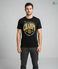 san diego padres mlb postseason 2026 national league west divi black tshirt male 1