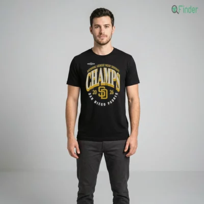 san diego padres mlb postseason 2026 national league west divi black tshirt male 1
